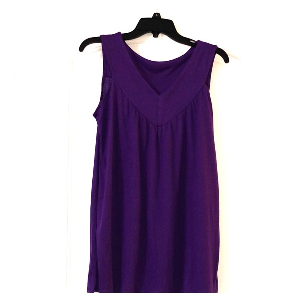Purple Boutique Style Tank Never worn